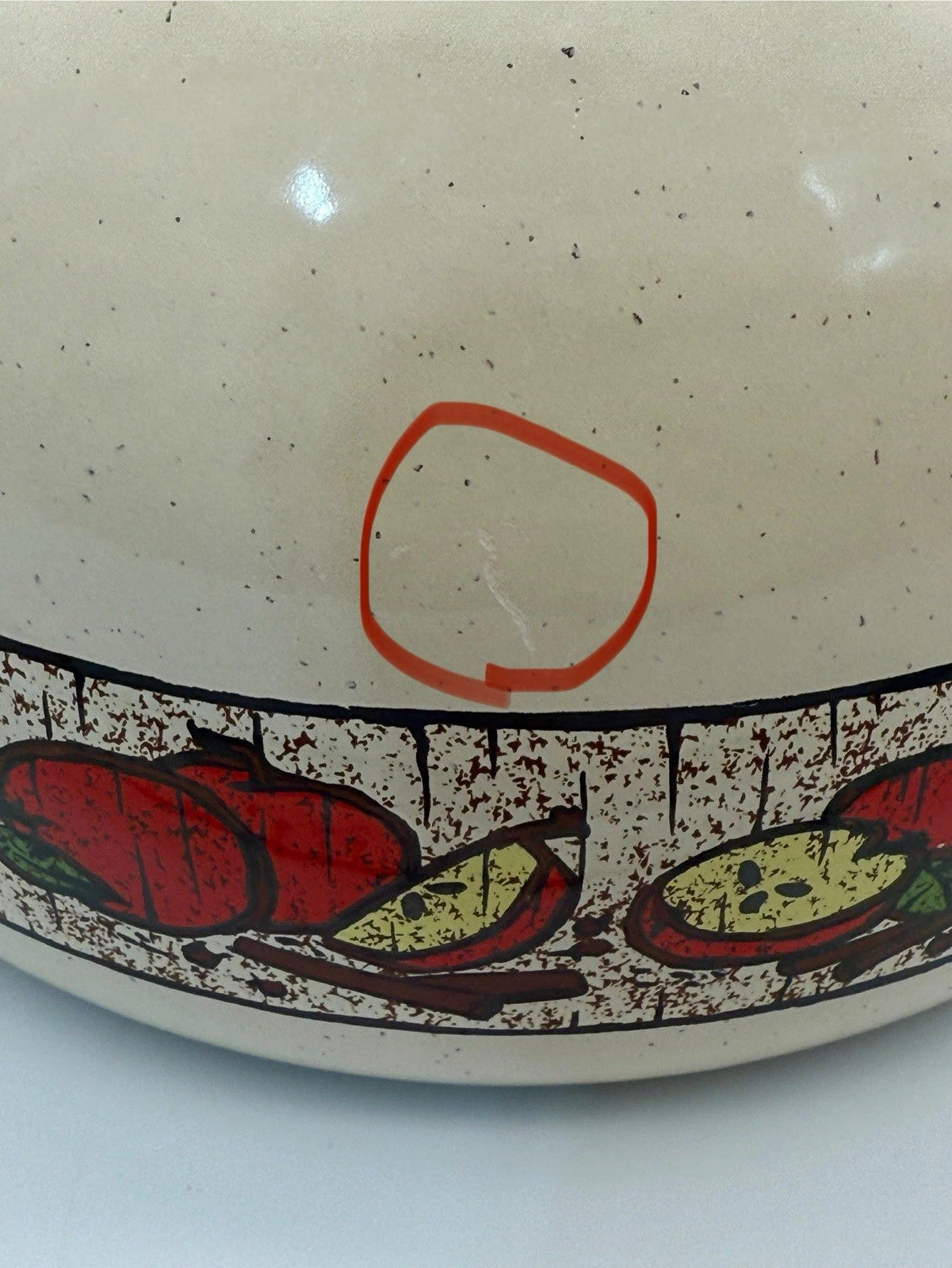 70's Vintage Enamel Whistling Tea Kettle