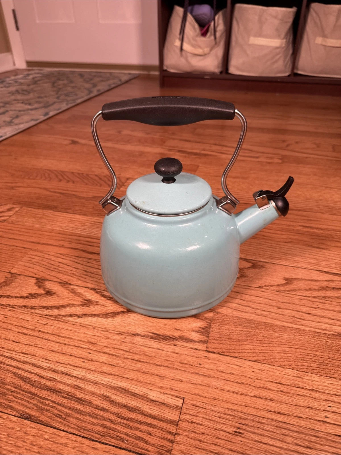 Chantal Aqua Premium Enamel on Steel Stovetop Whistling Teakettle