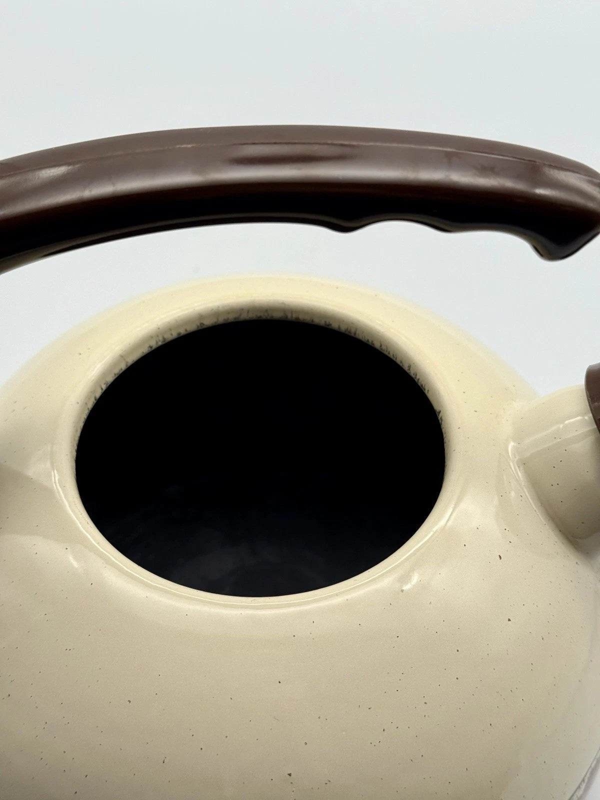 70's Vintage Enamel Whistling Tea Kettle