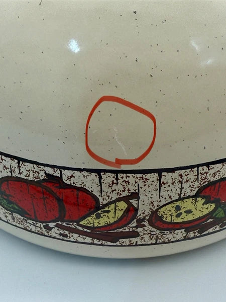 70's Vintage Enamel Whistling Tea Kettle