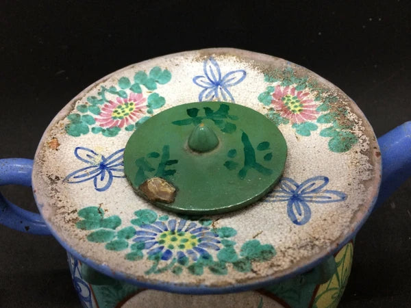 18th/19th Century Enameled Yixing Teapot