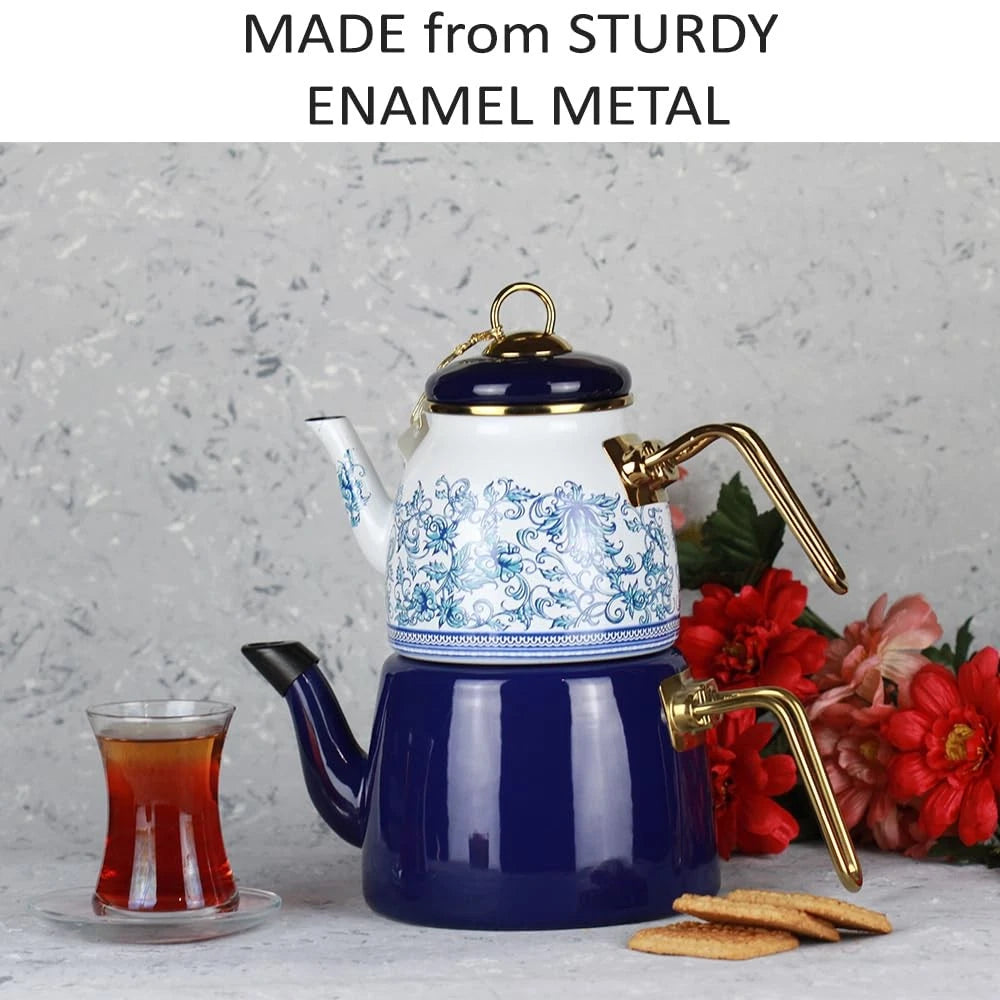 Vintage Turkish Teapot Tea Pots Kettle Set for Stovetop Stove Top Decorative ...