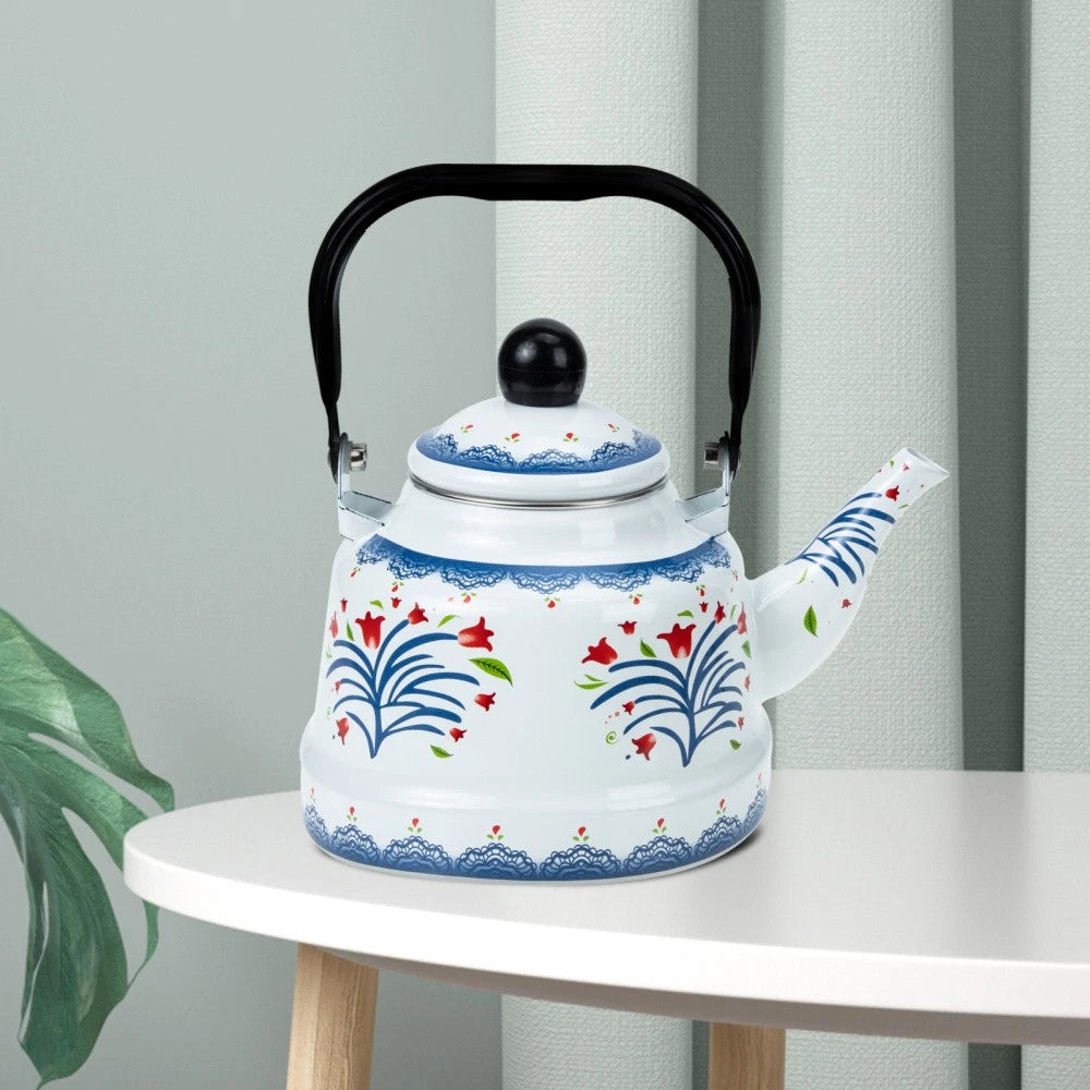Thickened Enamel Pot Office Teapot Uk Retro Kettle Stove Kettles