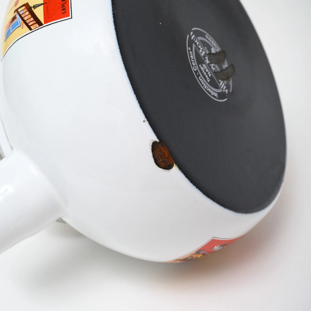 Villeroy & Boch Naif Enamel Tea Pot - Rare Vintage German Kettle Gérard Laplau