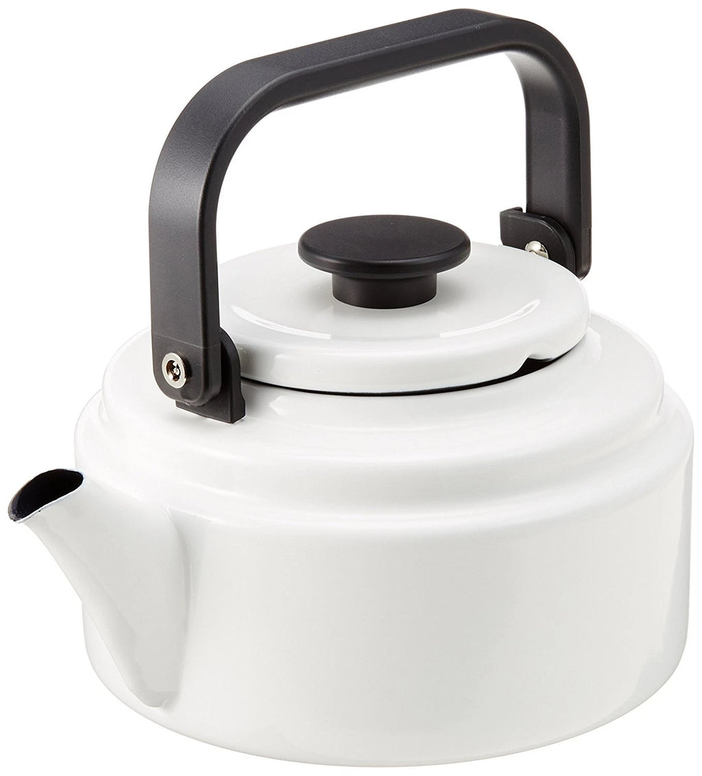 NODA HORO Enamel Ware Coffee Tea Kettle AM-20K 2.0L White IH100V/200V OK