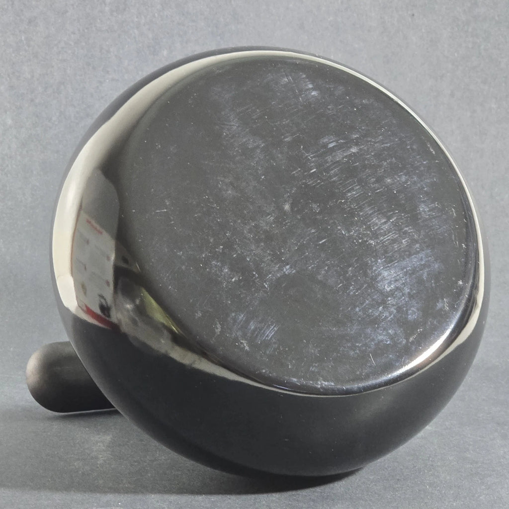 KitchenAid 2 Quart Whistling Porcelain Black Enamel Teakettle - Please Read