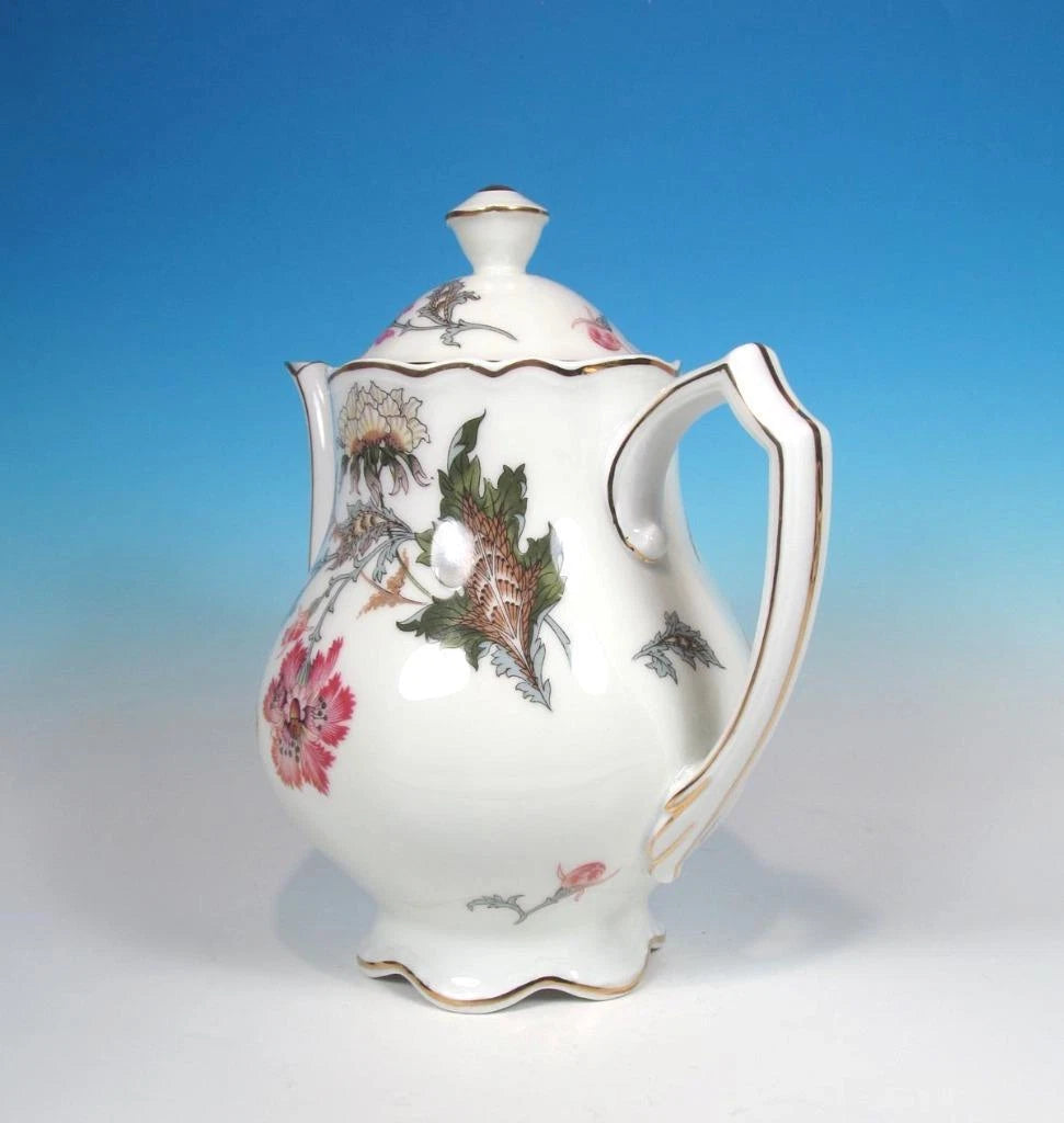 CH Field Haviland Limoges Jacques Teyssier Porcelain Antique Art Nouveau Teapot