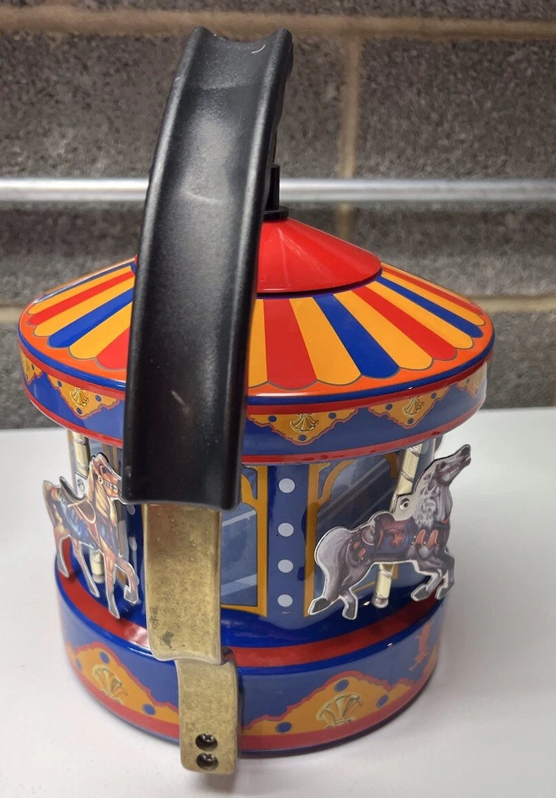 MKI Kamenstein World of Motion Tea Kettle Teapot Steam Driven Carousel Box READ