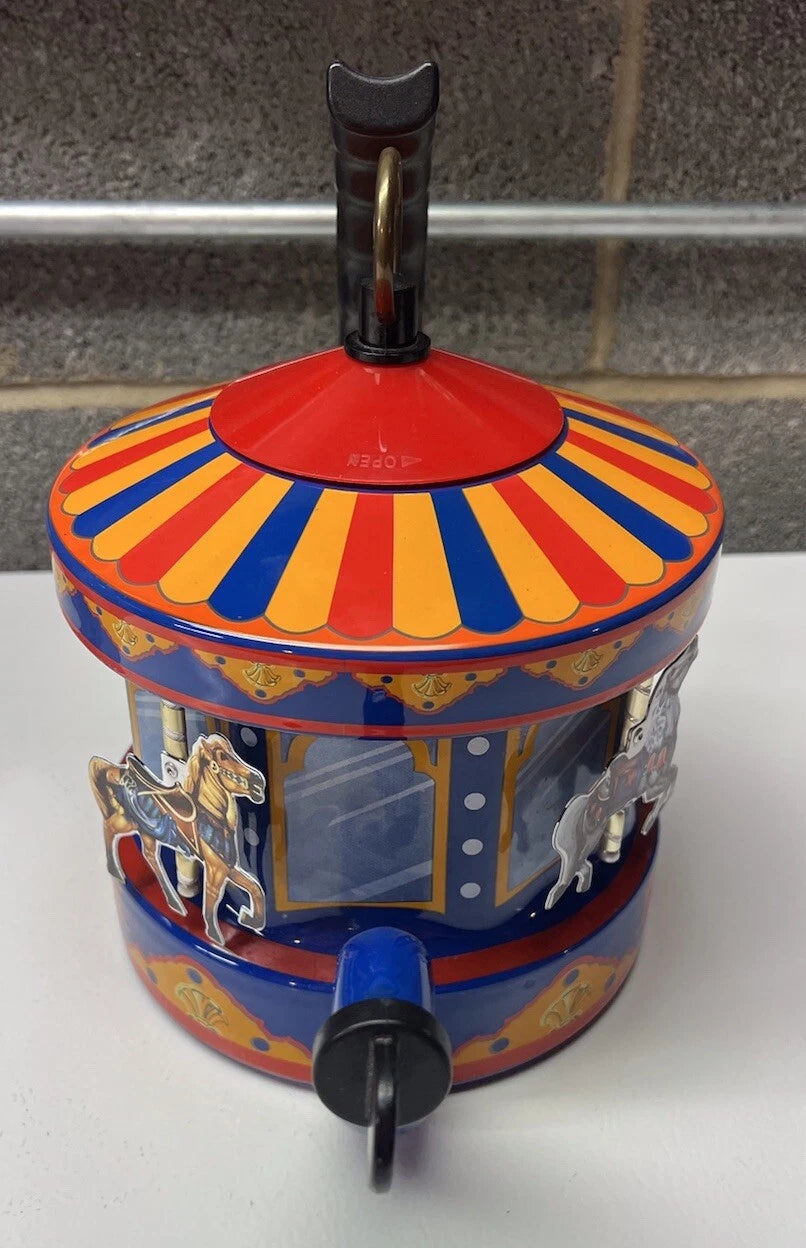 MKI Kamenstein World of Motion Tea Kettle Teapot Steam Driven Carousel Box READ