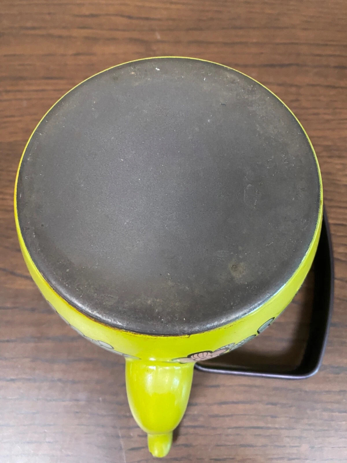 Vintage Enamel Green Primavera Finel Arabia Teapot Kettle 0.6L Kaj Franck