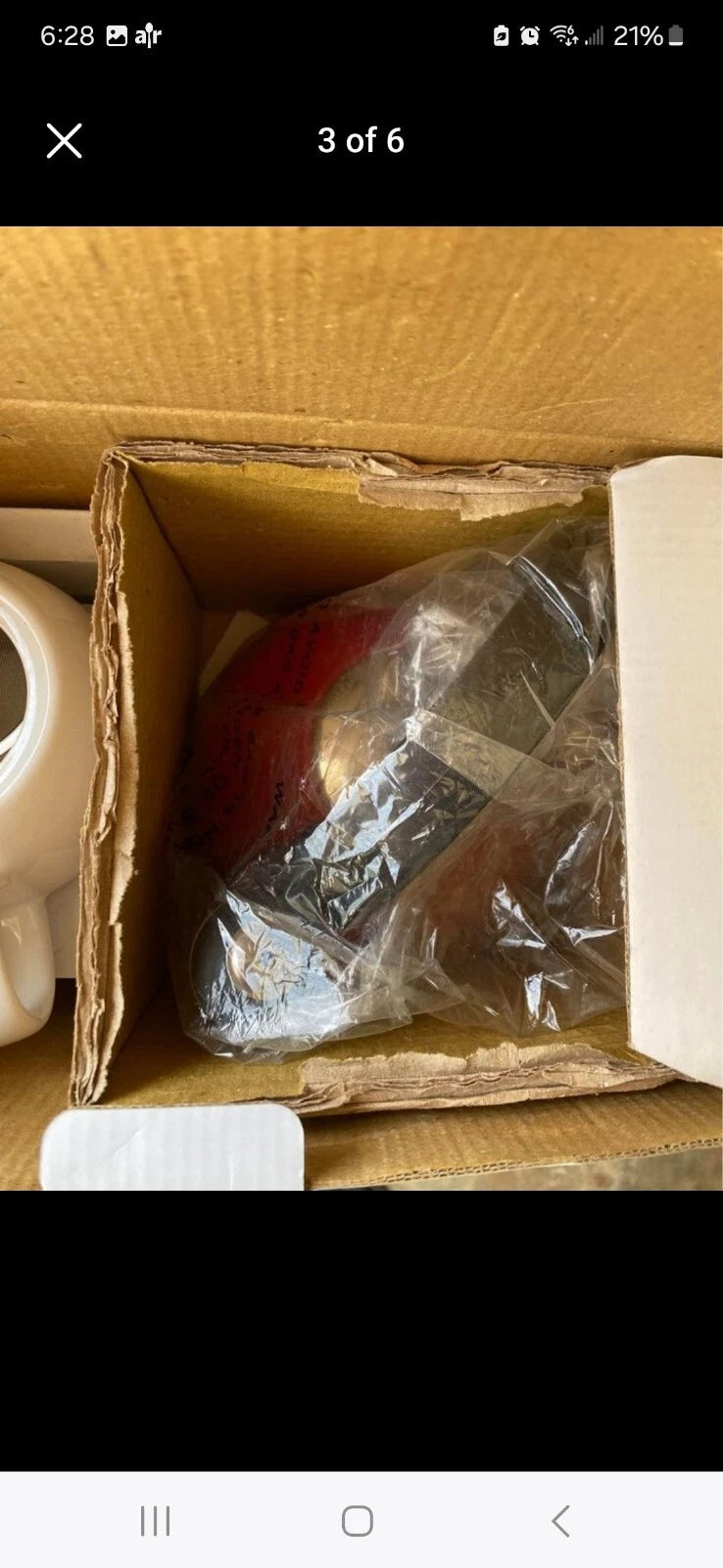 Copco Tea Essentials 3pc Set Tea Kettle Teapot Cup Vintage Red New Open Box