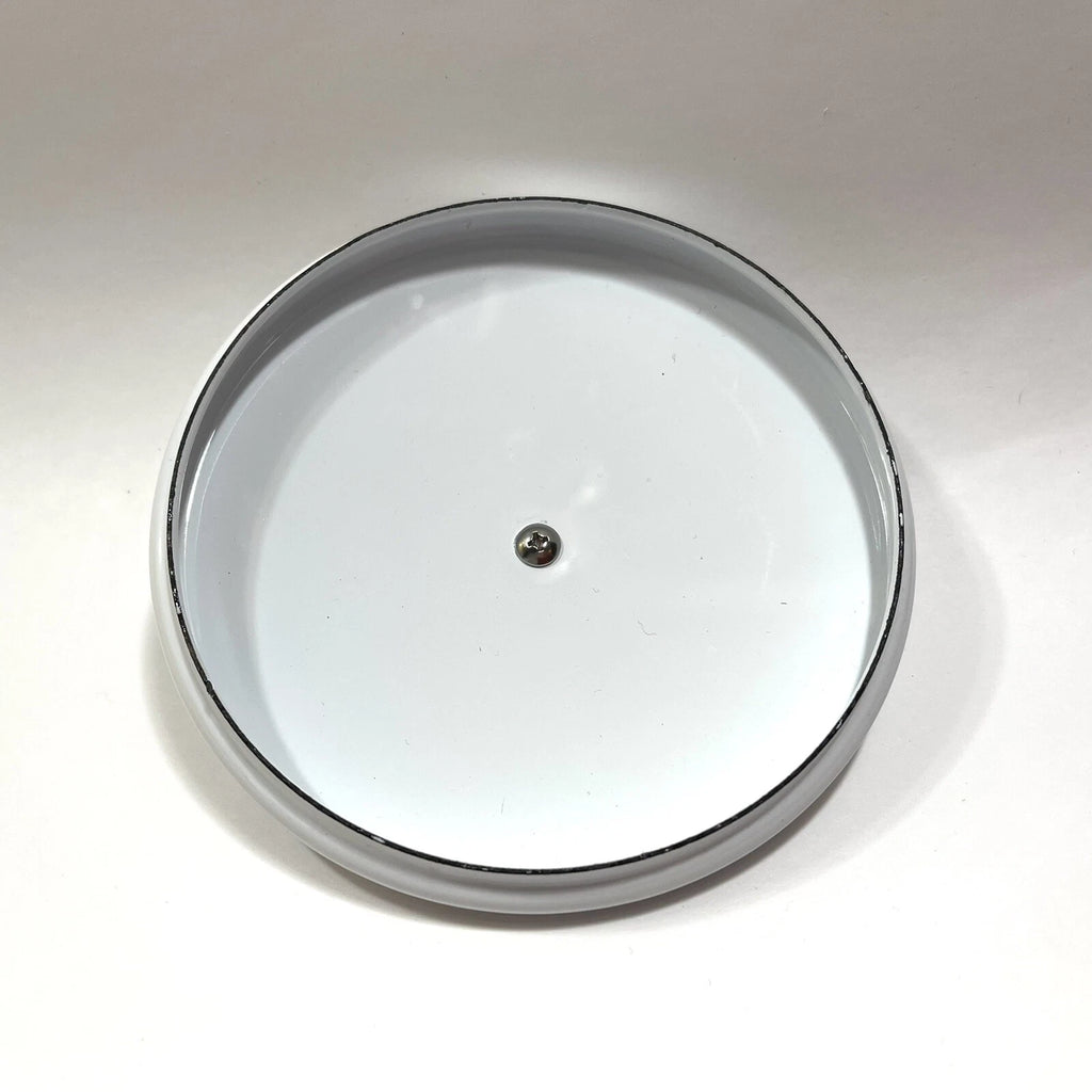 Vtg Enamel Tea Kettle With Pig And Plastic Corn Lid Handle Wood Handle