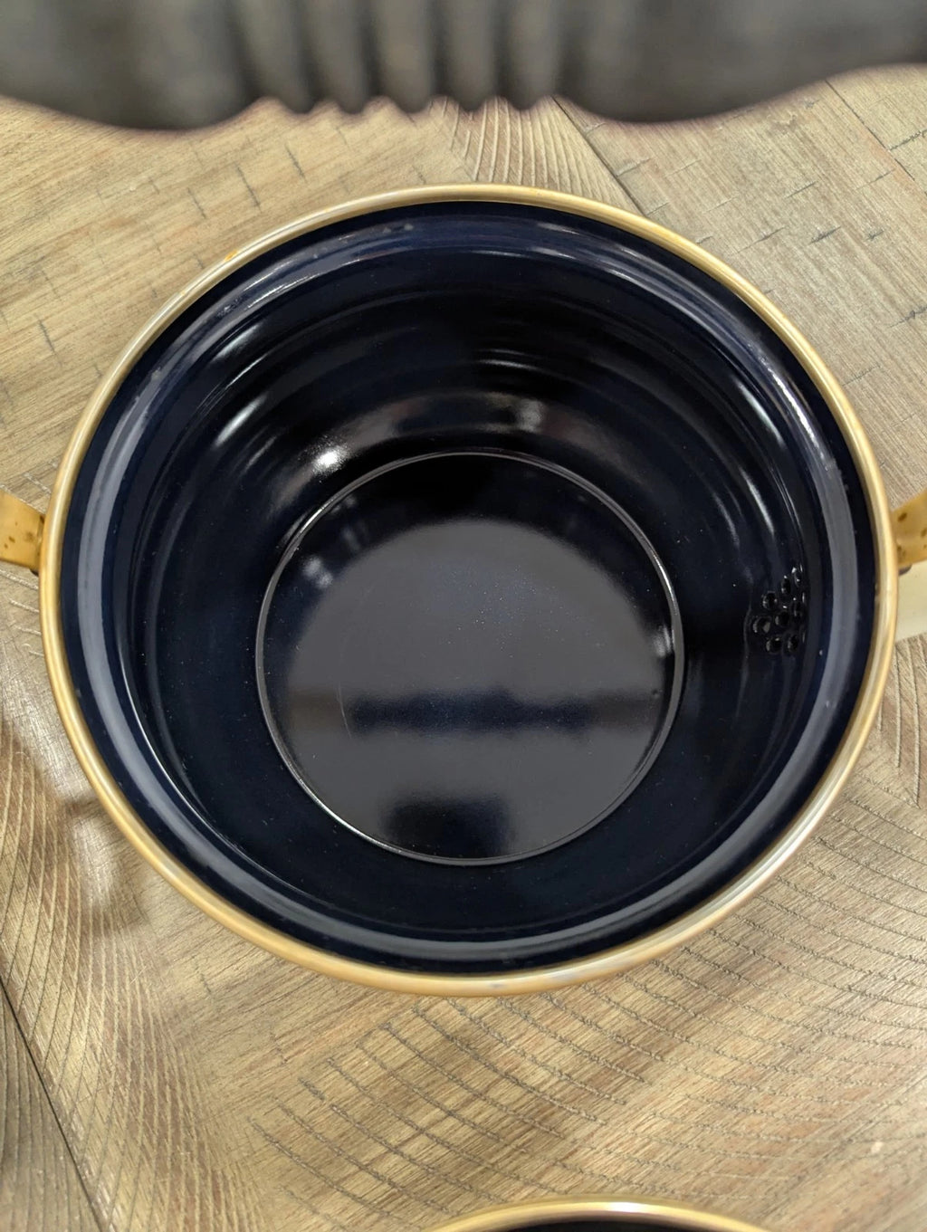 Asta Enamel Tea Kettle With Warmer-Mint Condition