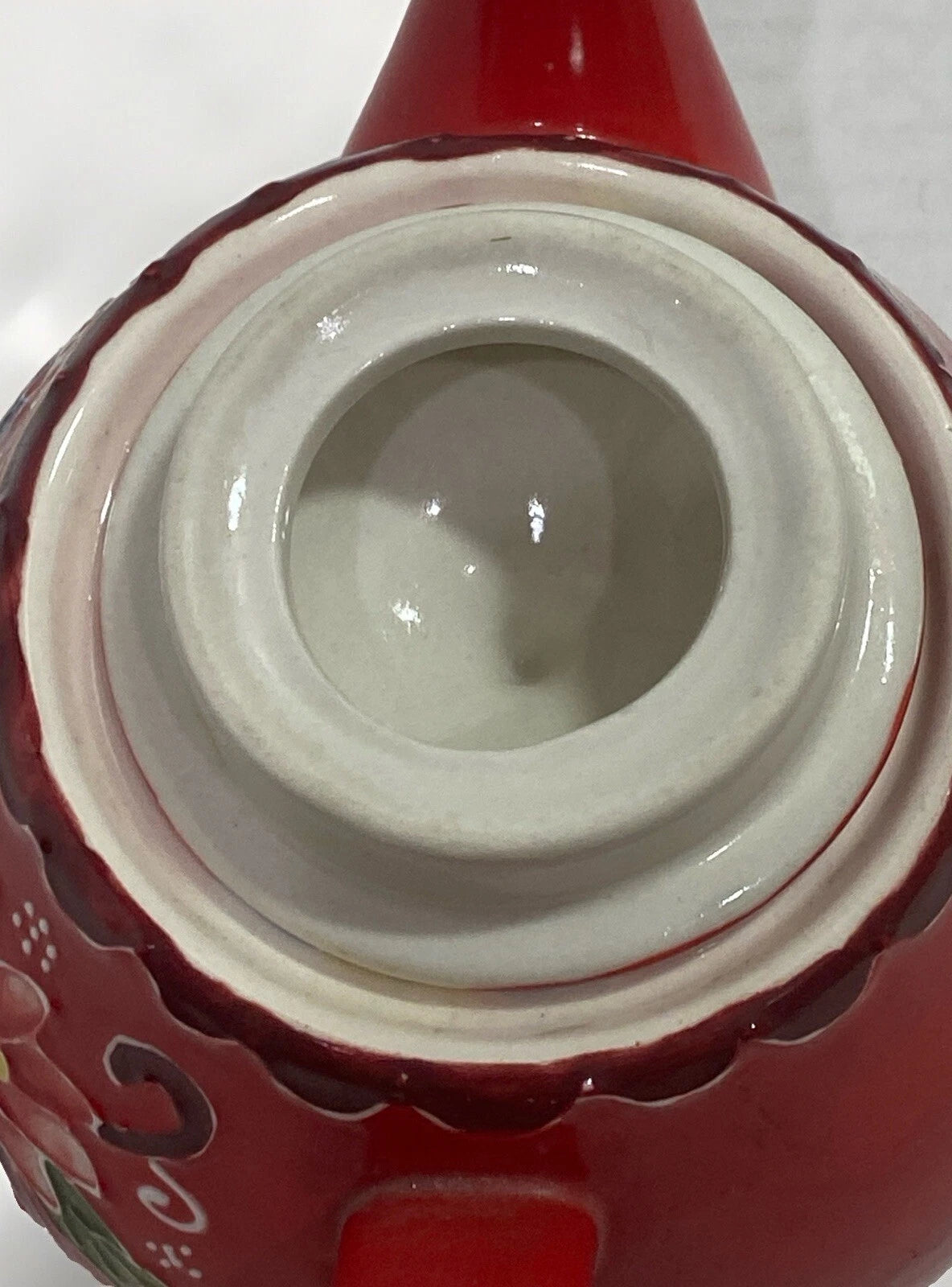 T2 Teapot Flower Power Red