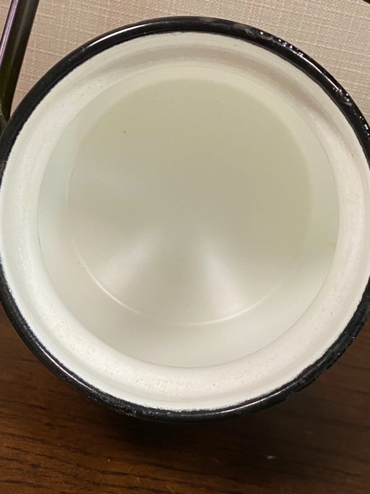 Vintage Enamel Green Primavera Finel Arabia Teapot Kettle 0.6L Kaj Franck