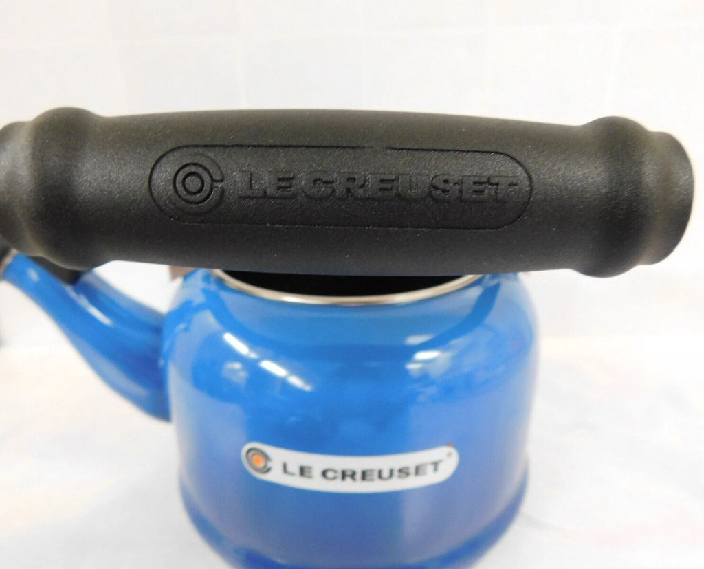 Le Creuset Enamel on Steel 1.25 Quart Demi Tea Kettle, Marseille Blue - New