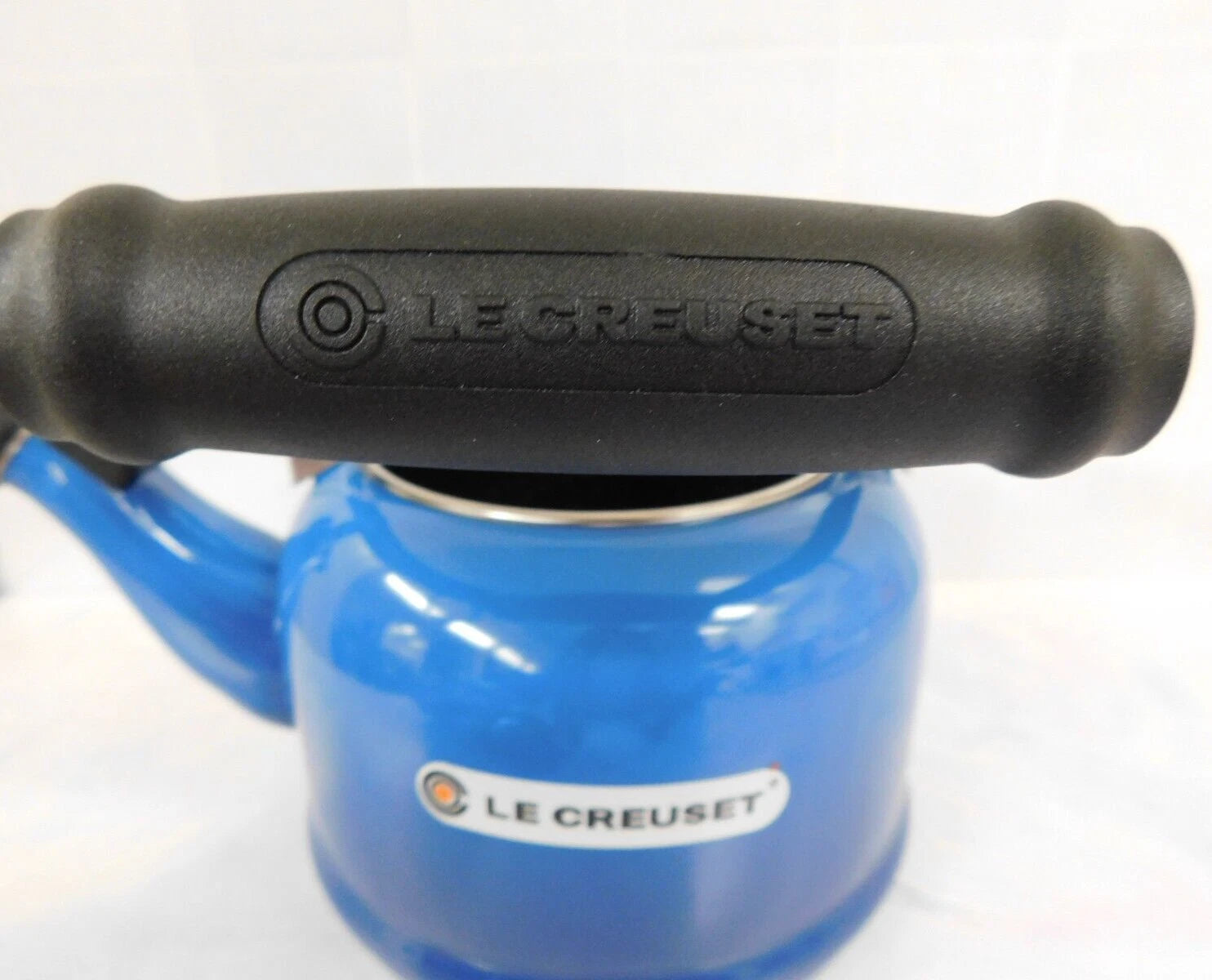 Le Creuset Enamel on Steel 1.25 Quart Demi Tea Kettle, Marseille Blue - New