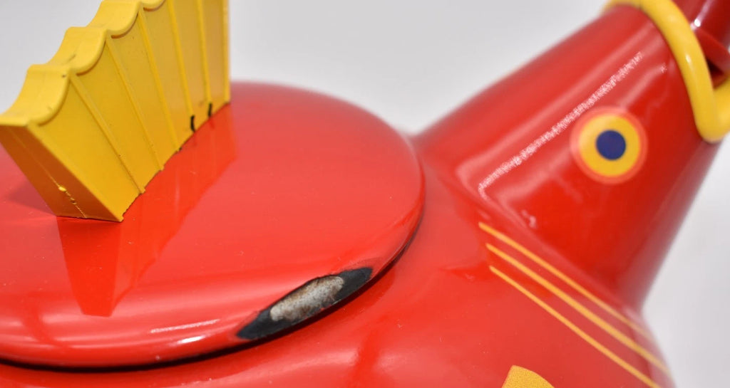 Vintage Copco Under the Sea Red Fish Teapot