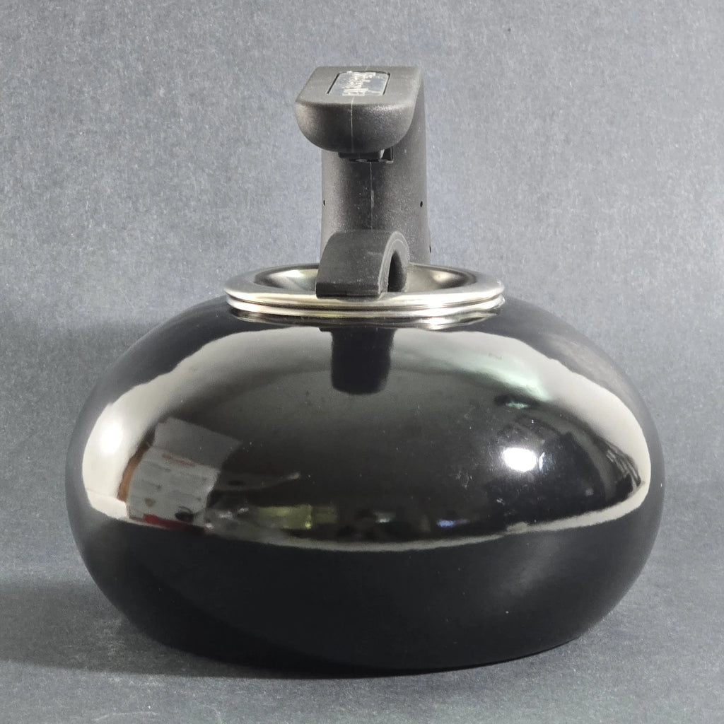 KitchenAid 2 Quart Whistling Porcelain Black Enamel Teakettle - Please Read