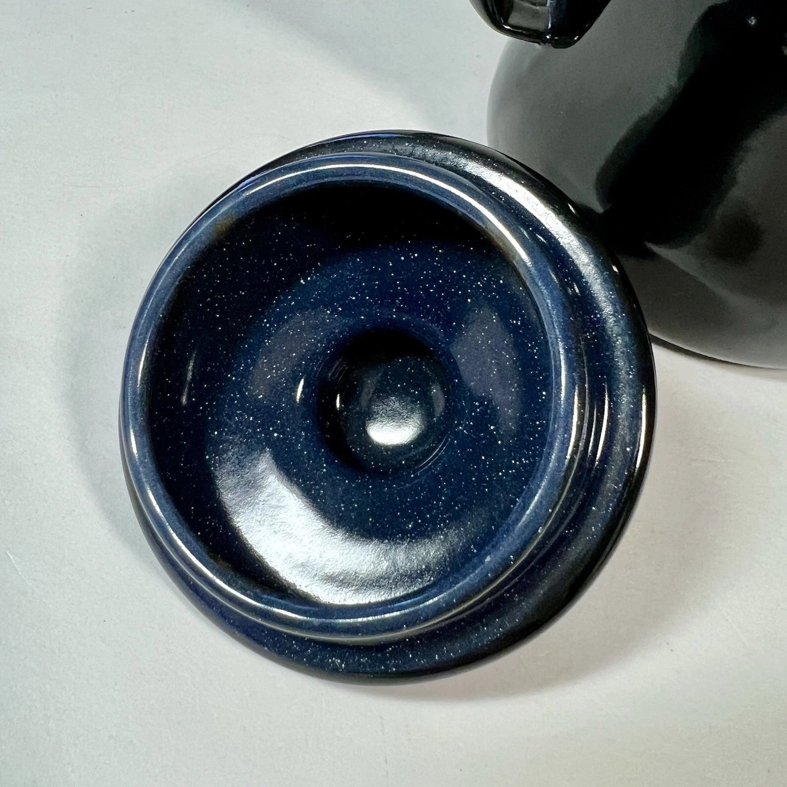 Tsuki Usagi Jirushi Slim Pot 1.2L Black Drip Coffee Tea Kettle Enamel Ware Japan