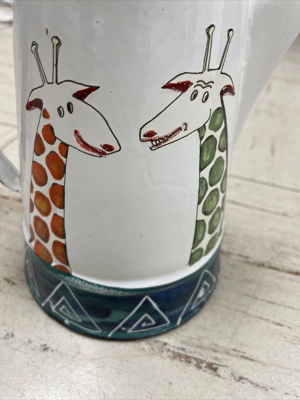 Smaltum Praha Enamelware Teapot Kettle Czech