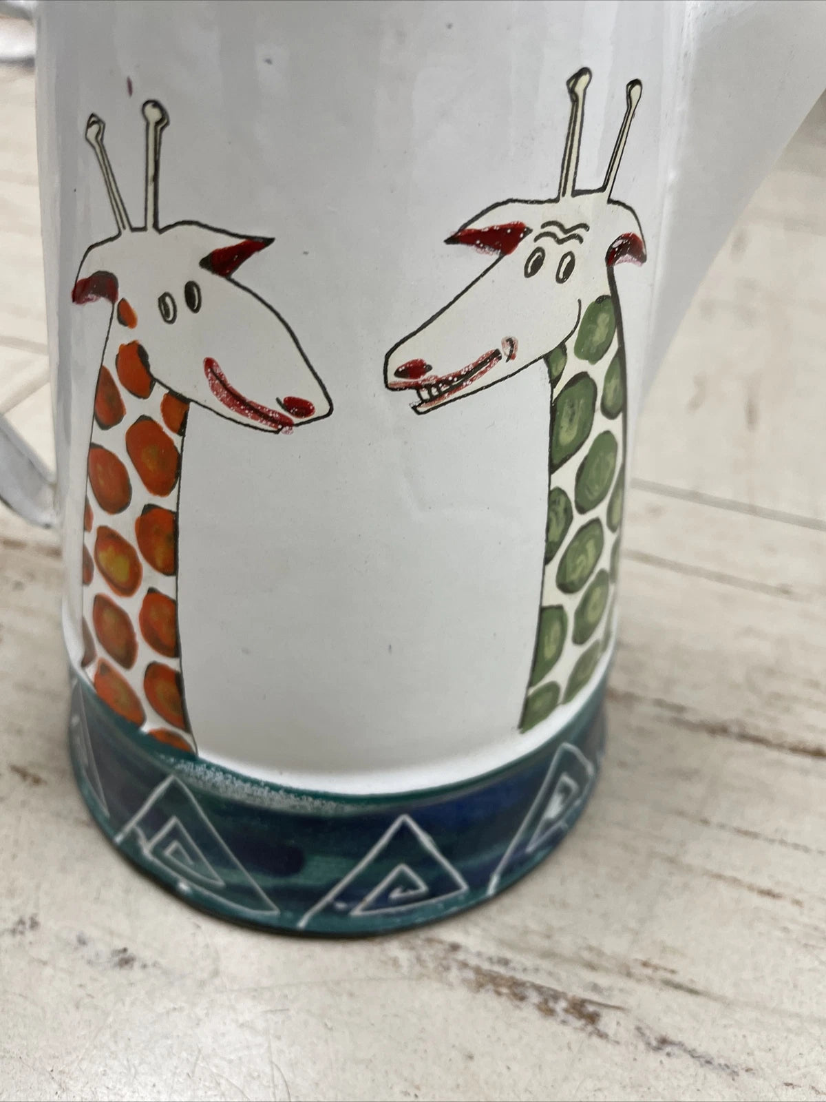 Smaltum Praha Enamelware Teapot Kettle Czech