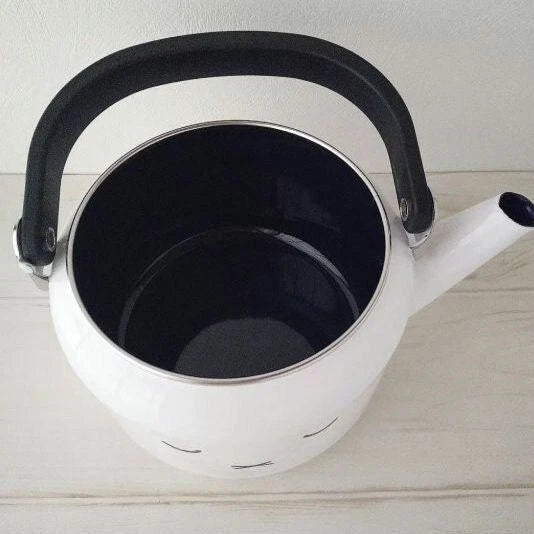 Miffy Face Enamel Kettle 2.0L Fuji Horo Induction Compatible NEW Japan Kawaii
