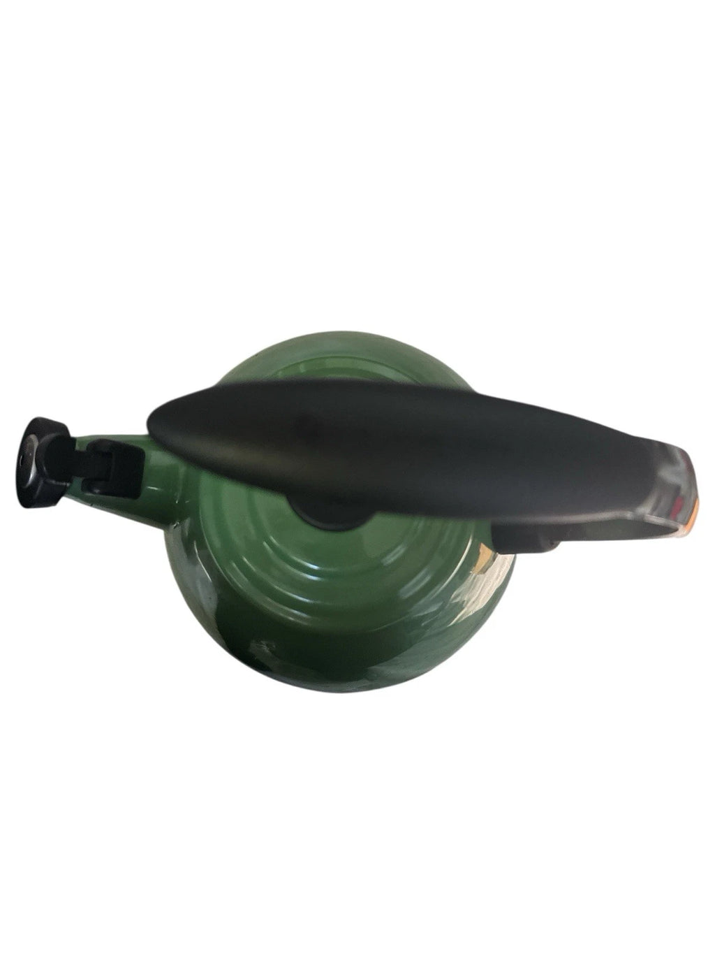 Le Creuset Halo Lime Green Enameled Tea Kettle Green Whistling