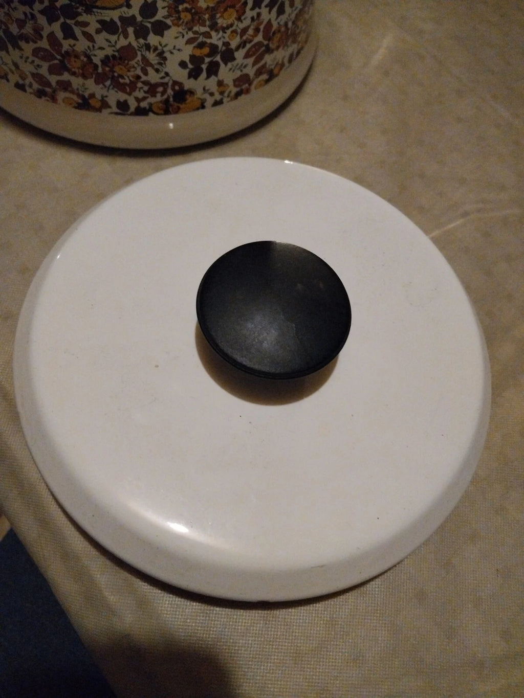 Vintage Enamel Kettle/Tea Pot Mid Century Modern Style