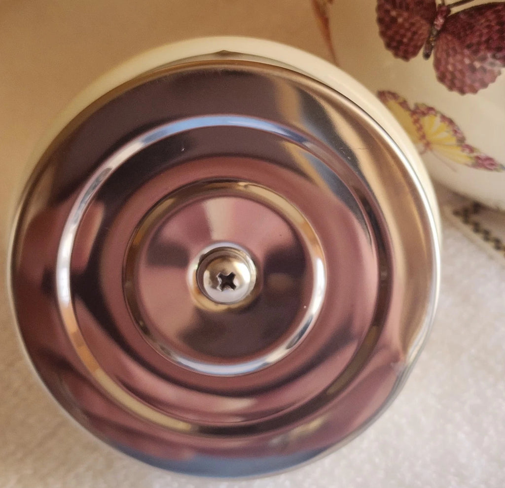 Retired - Mackenzie Childs White Butterfly Garden 4 Cup Teapot NWOT