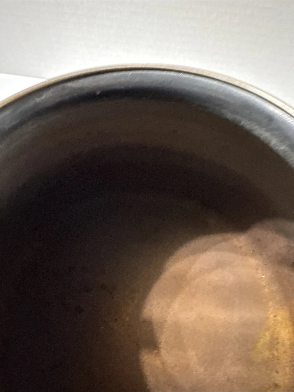 MacKenzie-Childs White Flower Market 3 Quart Qt Tea Kettle Enamel Teapot