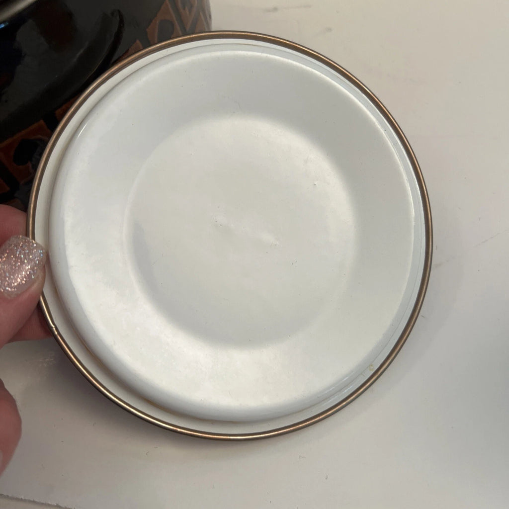 Mid-century Modern West Bend USA Le Provencal Enamel Tea Pot Water Kettle Xlnt!