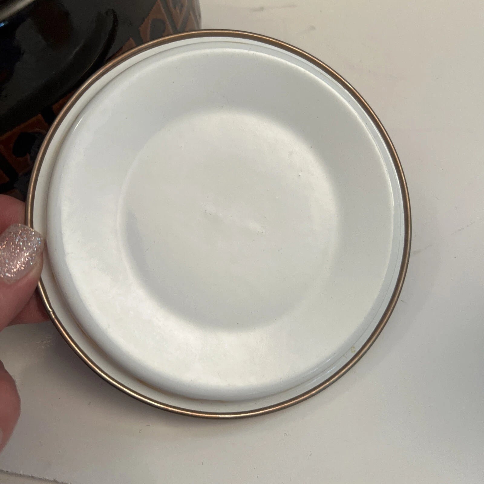 Mid-century Modern West Bend USA Le Provencal Enamel Tea Pot Water Kettle Xlnt!