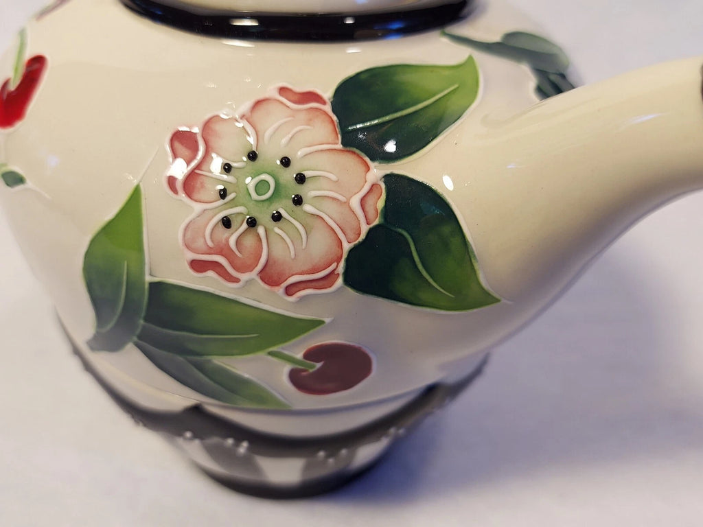 Blue Sky Enamel Style Teapot / Mug Combo 2015