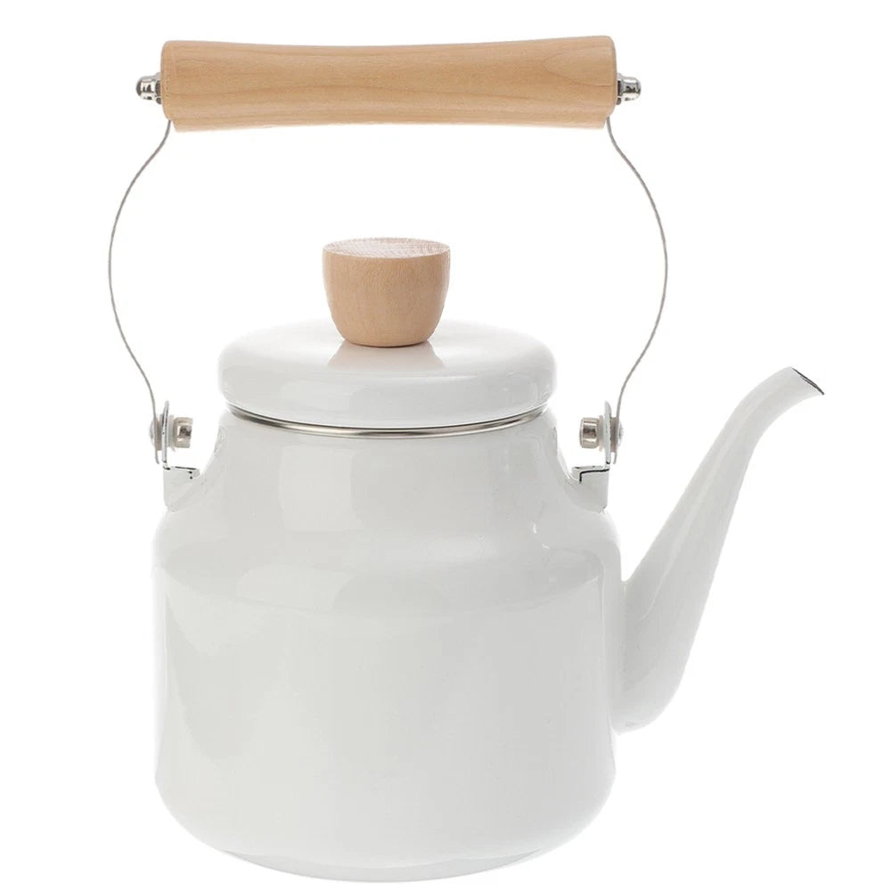 Kettle Make Tea Travel Enamel Stovetop Boiling Pot for Gas Water