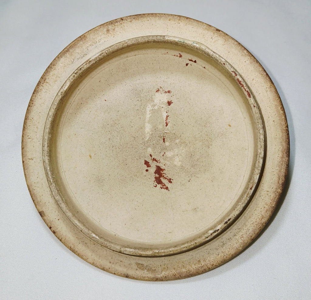 Antique Japanese Yellow Ware Ceramic Famille Rose Raised Enamel Teapot