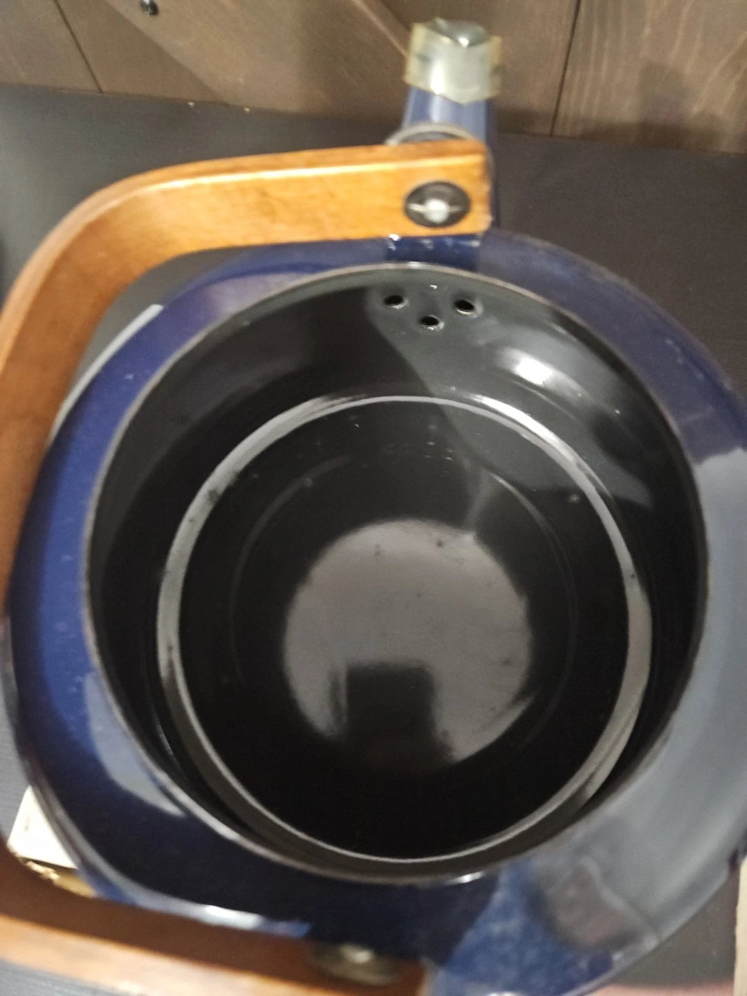 NEW OLD STOCK Vintage Wear-Ever Porcelain Over Steal Tea Kettle Model 81103