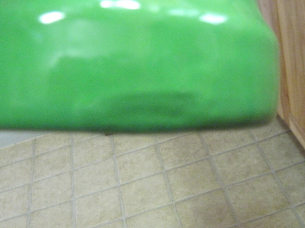 VTG GREEN ENAMEL WARE GRANITE TEAPOT METAL RUSTIC DECOR FARMHOUSE YUGOSLAVIA 14