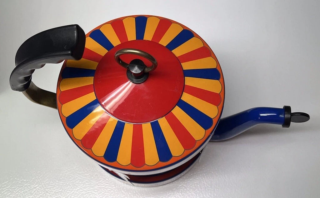 MKI Kamenstein World of Motion Tea Kettle Teapot Steam Driven Carousel Box READ