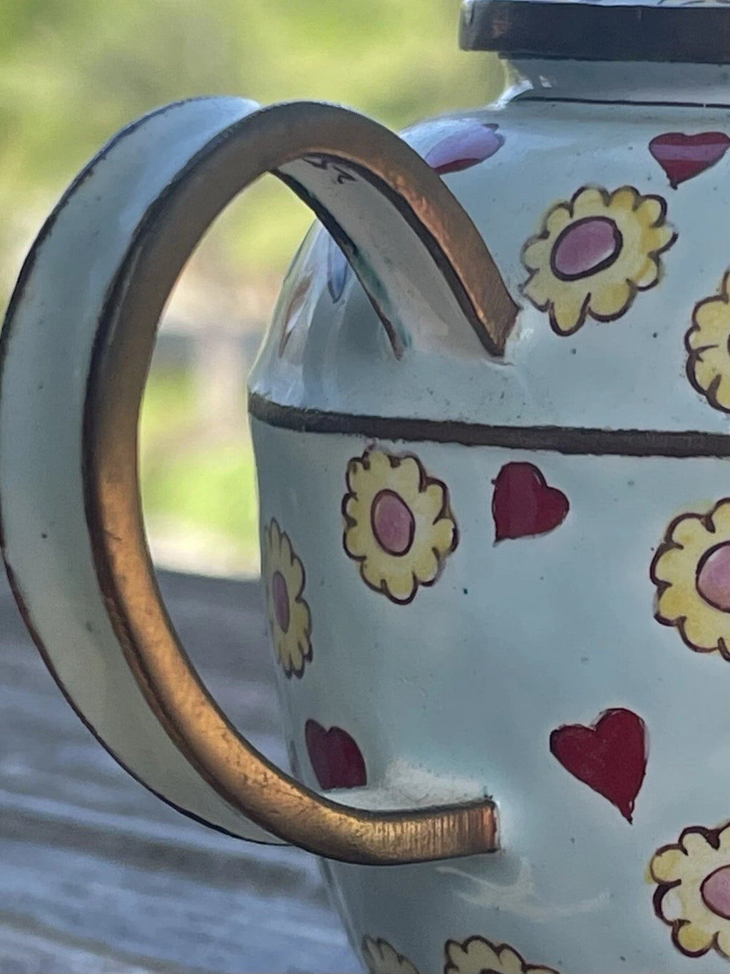 Kelvin Chen Enamel Miniature Teapot 1999