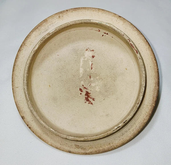 Antique Japanese Yellow Ware Ceramic Famille Rose Raised Enamel Teapot