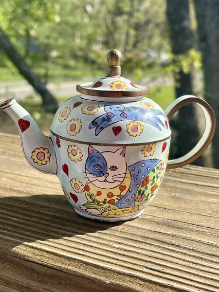 Kelvin Chen Enamel Miniature Teapot 1999