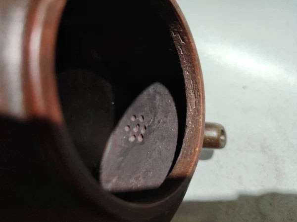 Purple Clay Teapot Tea Pots Strainer Octagonal Dual Tone Enameled Cloisonne