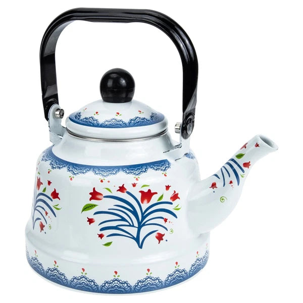 Thickened Enamel Pot Office Teapot Uk Retro Kettle Stove Kettles