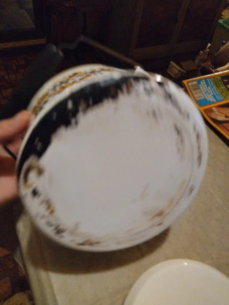 Vintage Enamel Kettle/Tea Pot Mid Century Modern Style