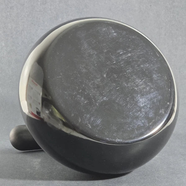 KitchenAid 2 Quart Whistling Porcelain Black Enamel Teakettle - Please Read