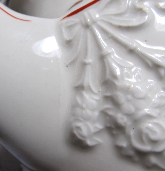 VINTAGE MADE IN JAPAN HAND DECORATED & ENAMELED CERAMIC TEAPOT DUTCH DECORATION