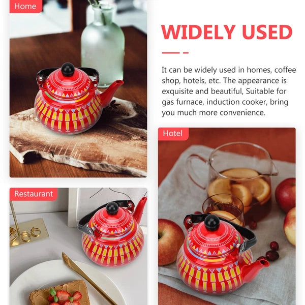 Porcelain Kettle Turkish Kettle Stovetop Teapot Coffee Kettle