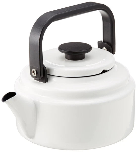 NODA HORO Enamel Ware Coffee Tea Kettle AM-20K 2.0L White IH100V/200V OK