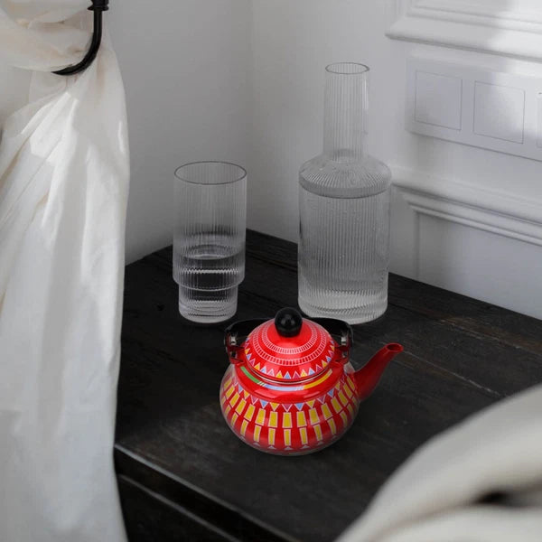 Porcelain Kettle Turkish Kettle Stovetop Teapot Coffee Kettle